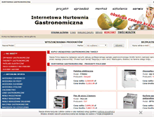 Tablet Screenshot of gastronomiczne.pl
